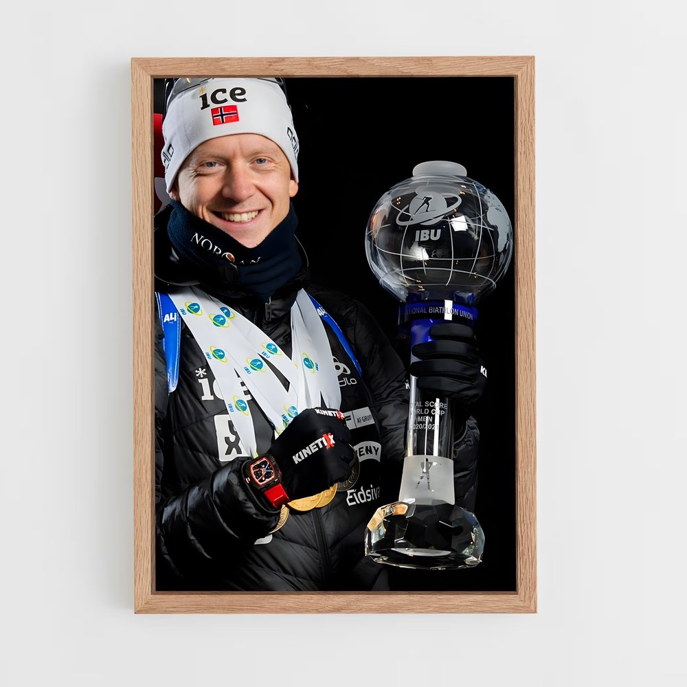 Poster La Victoire de Johannes – affiche Biathlon (vue 4)